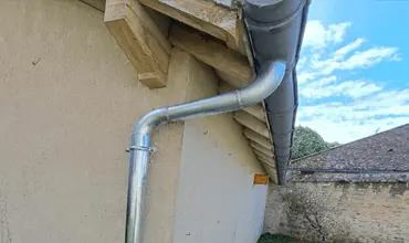 Gouttière zinc
